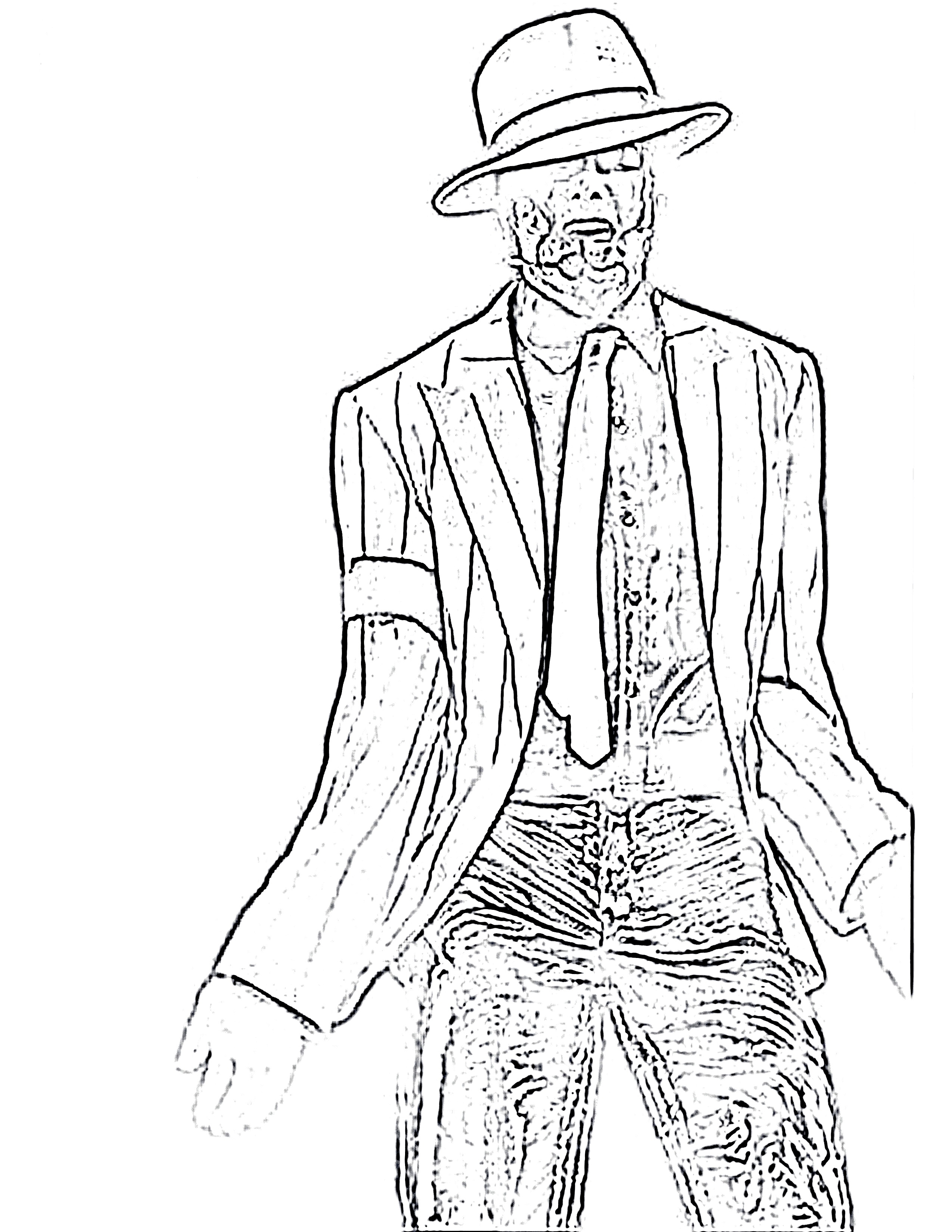 2550x3300 Cool Michael Jackson Coloring Pages To And Print For Free