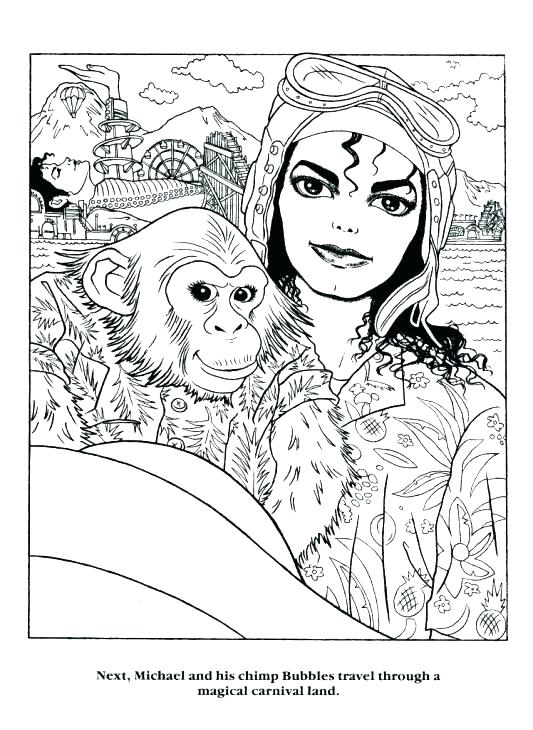533x730 Entertaining Michael Jackson Coloring Pages Image