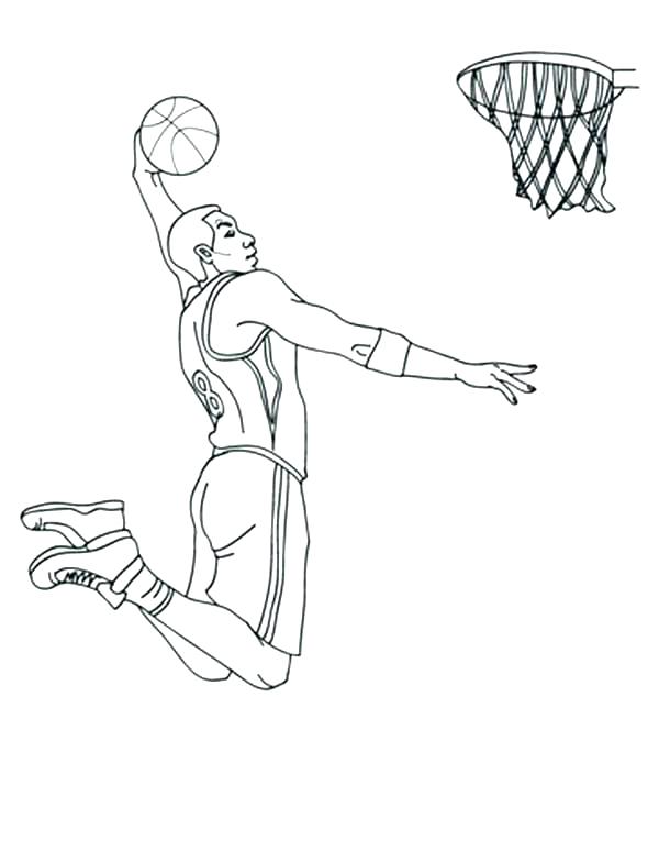 600x775 Colorear Michael Jordan