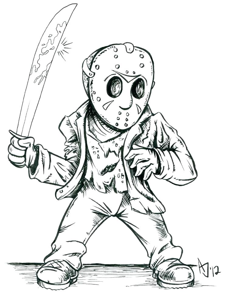 740x970 Michael Myers Coloring Book And Coloring Pages Books Colouring