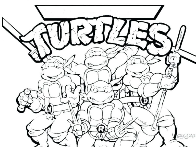 768x575 Ninja Turtle Coloring Pages Michelangelo Best Of Ninjas Turtles