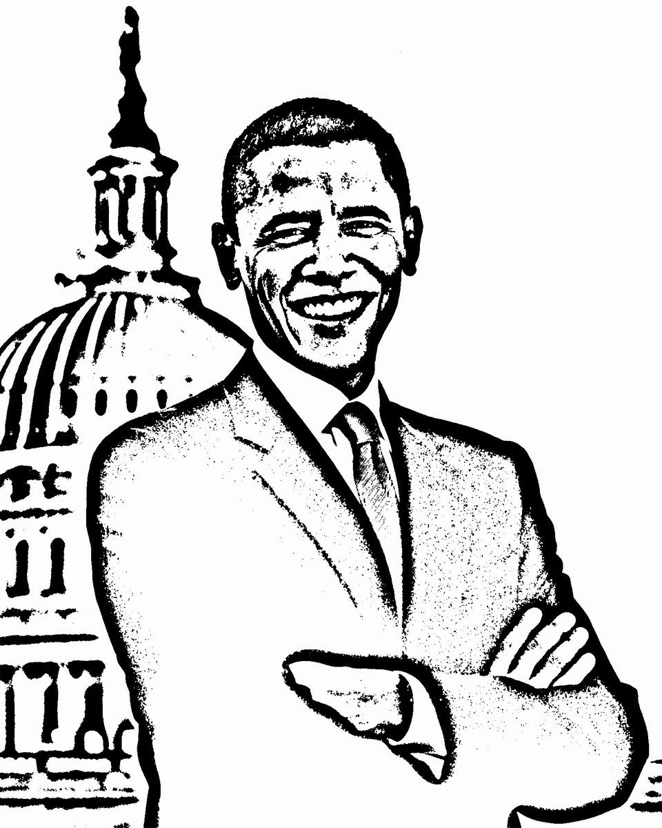 960x1200 Michelle Obama Coloring Pages