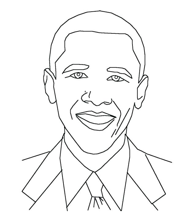 600x691 Michelle Obama Coloring Pages