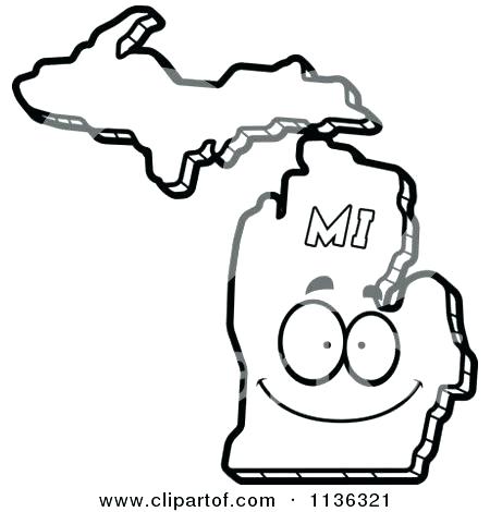 450x470 Michigan Coloring Book As Well As State Flag Coloring Page State