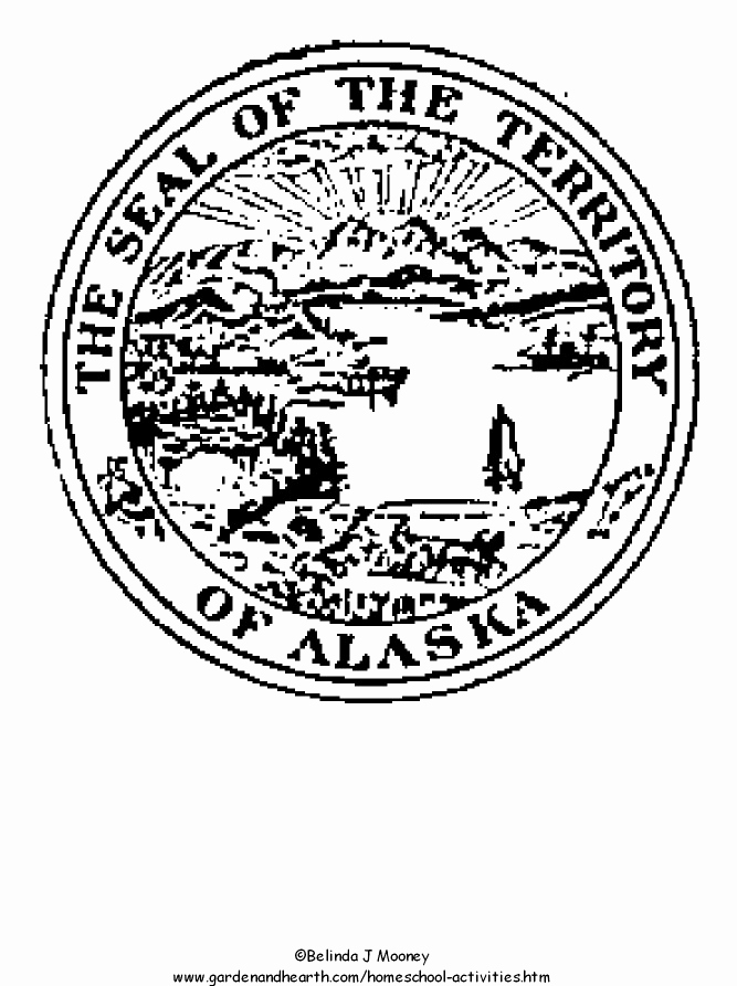 667x893 Michigan State Seal Coloring Page
