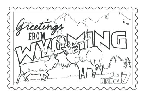 497x332 State Coloring Pages Stamp Coloring Page Michigan State University