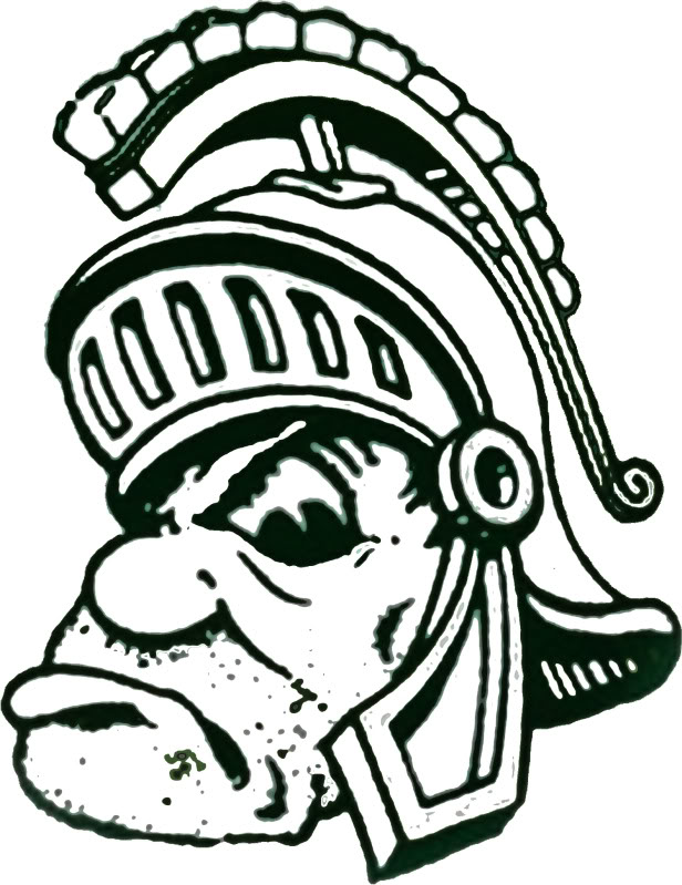 616x799 Michigan State Spartans Coloring Pages Best Spartan Logo Henna