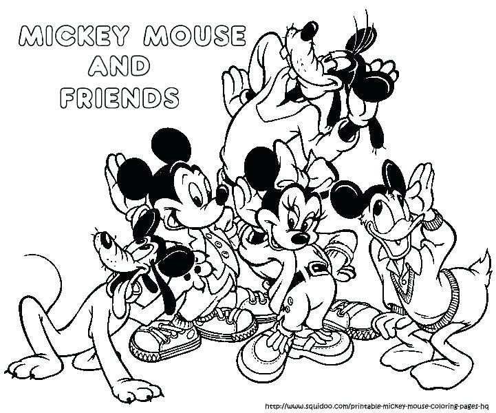721x600 Micky Mouse Coloring Page Mouse Coloring Picture Mickey Mouse