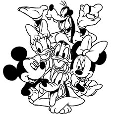 230x230 Top Free Printable Donald Duck Coloring Pages Online