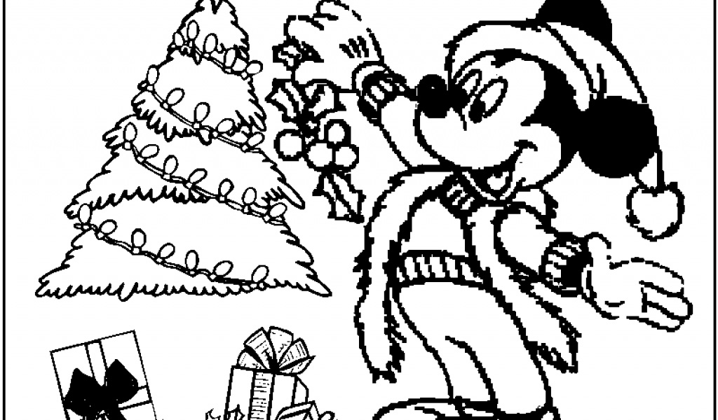 1024x600 Mickey Mouse Coloring Pages Free