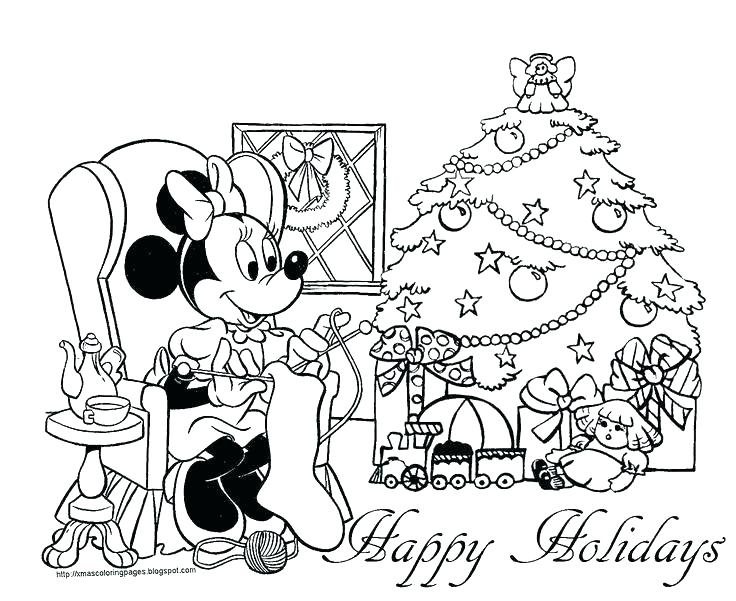 736x601 Free Printable Disney Christmas Coloring Pages Coloring Pages Free
