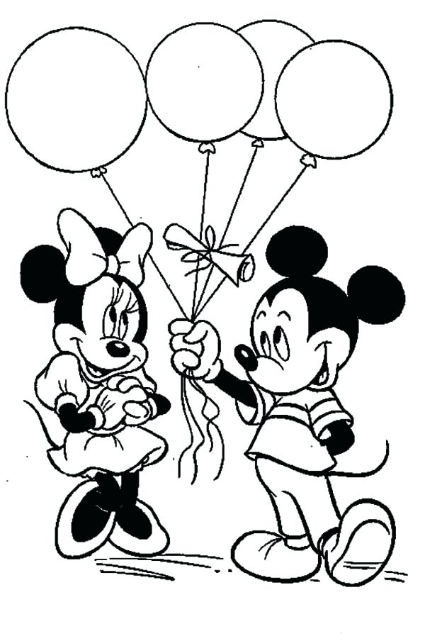 600x904 Mickey Mouse Coloring Printables