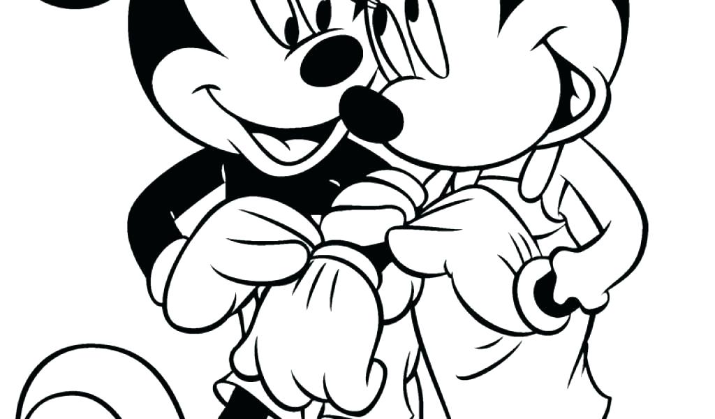 1024x600 Minnie And Mickey Mouse Coloring Pages Baby Coloring Pages Mouse
