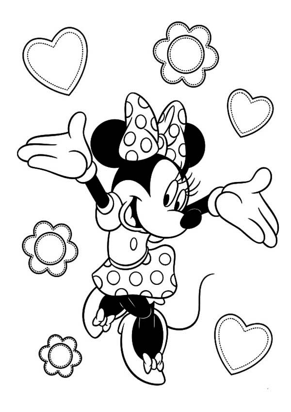 600x849 Minnie Mouse Coloring Pages Mickey Mouse Coloring Page Free
