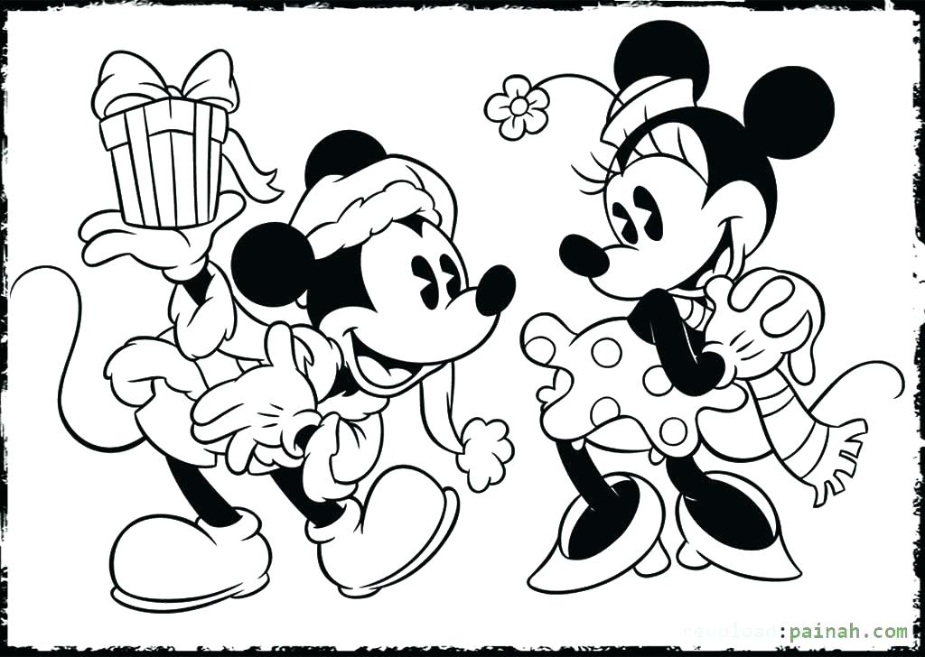 1024x728 Mickey Mouse And Minnie Mouse Coloring Pages Mouse Pictures