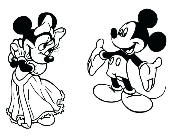 665x532 Minnie And Mickey Mouse Coloring Pages Minnie And Mickey Kissing
