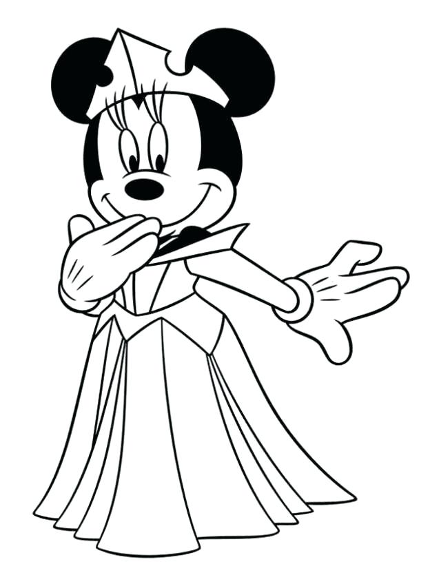624x851 Mickey And Minnie Mouse Wedding Coloring Pages Princess Free