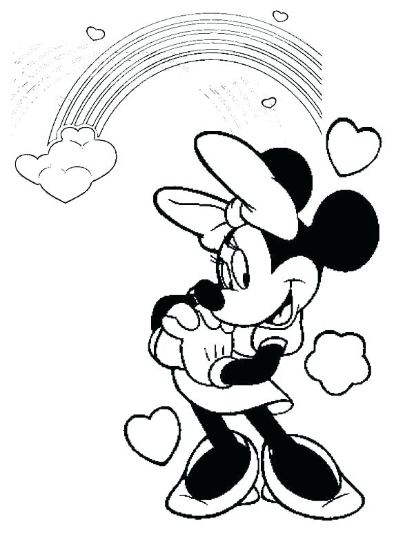 600x788 Minnie And Mickey Mouse Coloring Pages Mouse Coloring Pages Mouse