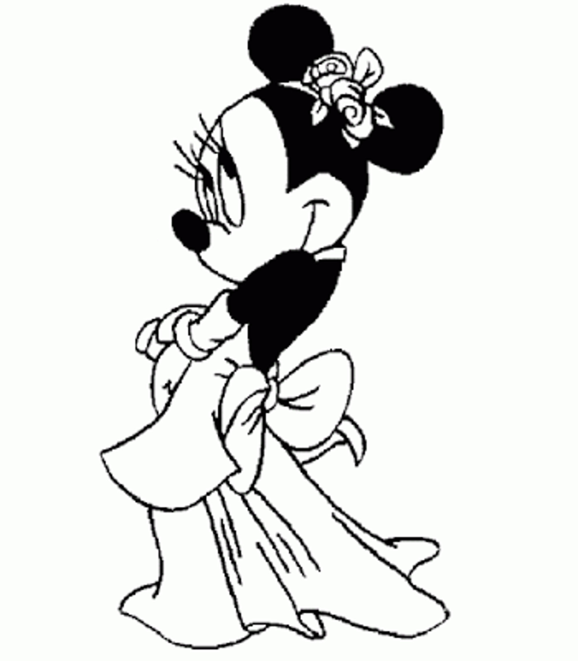 2000x2286 Minnie Mouse Coloring Pages