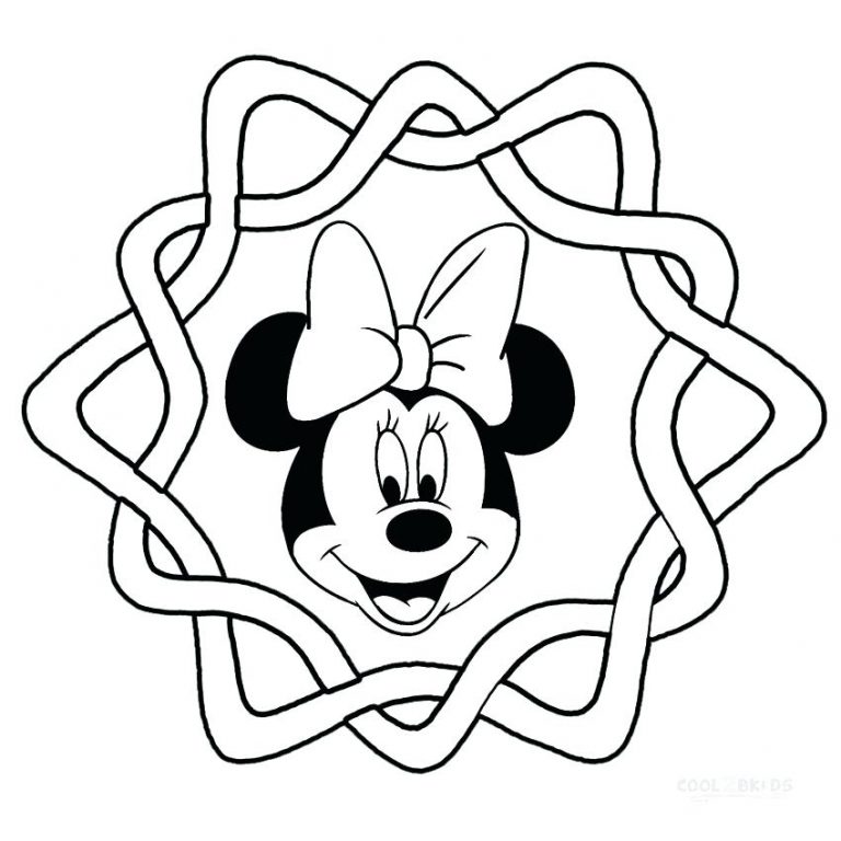 768x768 Colouring Pages Mickey Mouse Face Copy Minnie And Coloring Wedding