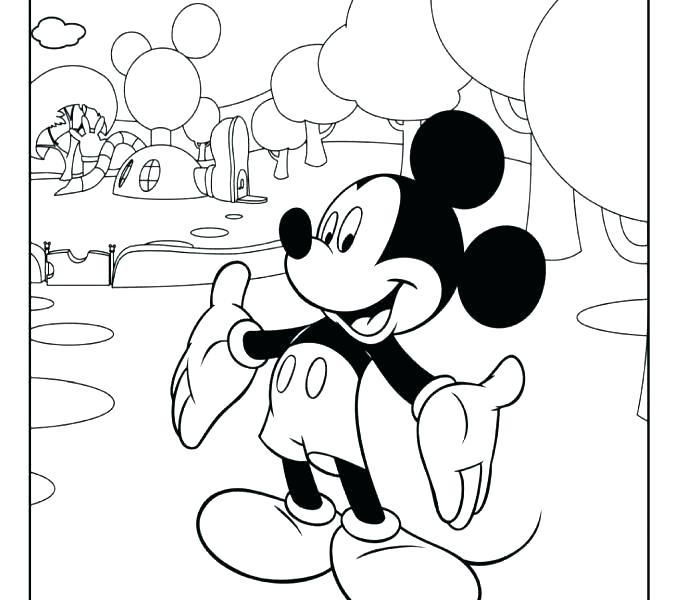 678x600 Mickey Birthday Coloring Pages Related Post Mickey Mouse Birthday
