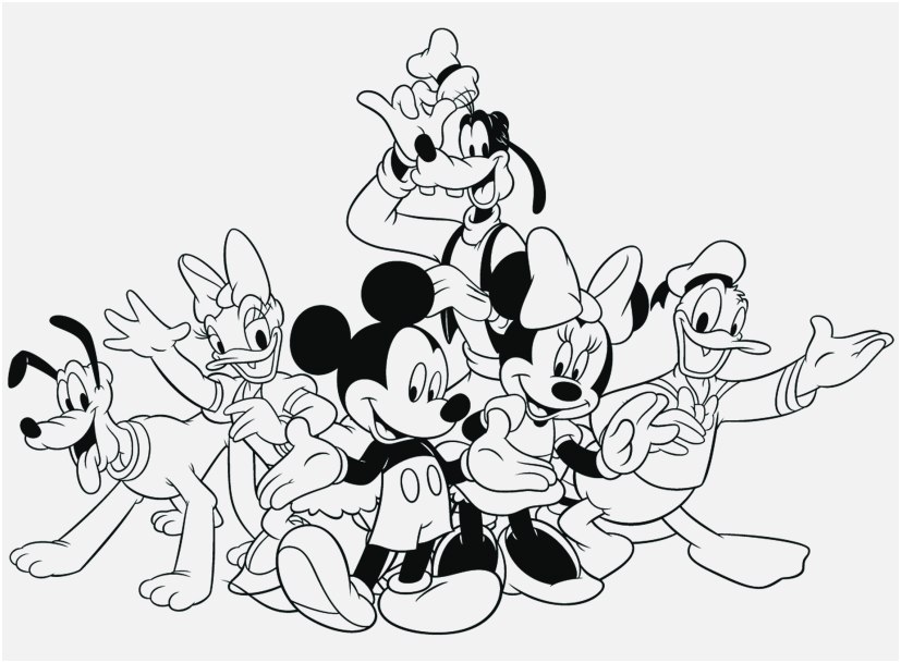 827x609 Mickey Mouse Christmas Coloring Pages Concept Mickey Mouse