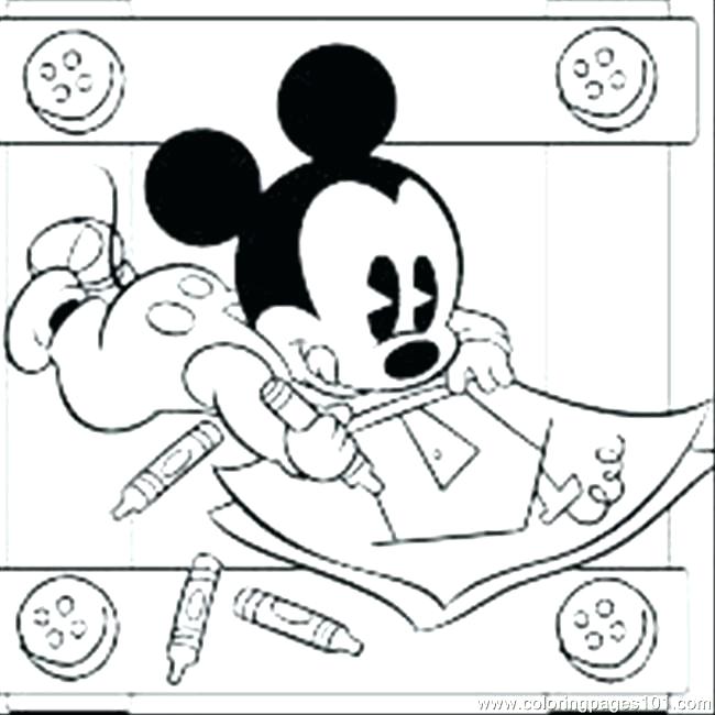 650x650 Christmas Mickey Coloring Pages Free Mickey Coloring Pages Baby