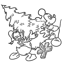 230x230 Top Free Printable Disney Christmas Coloring Pages Online