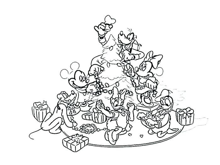 700x525 Walt Disney Christmas Coloring Pages