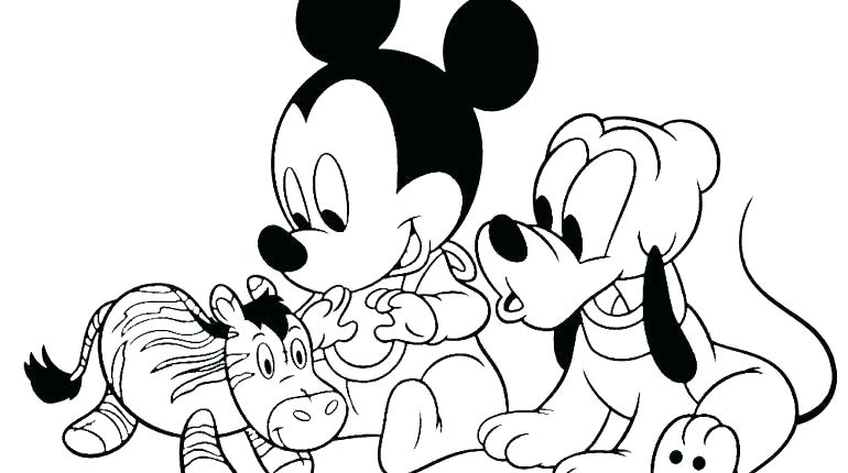 770x430 Color En Mickey Mouse Mouse Coloring Page Mickey Coloring Pages