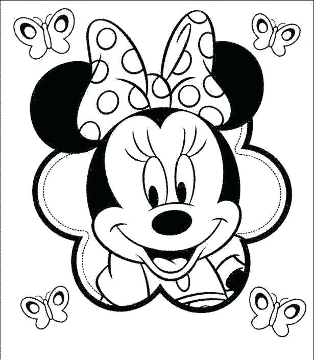 615x705 Baby Minnie Mouse Pictures To Print Printable Coloring And Mickey