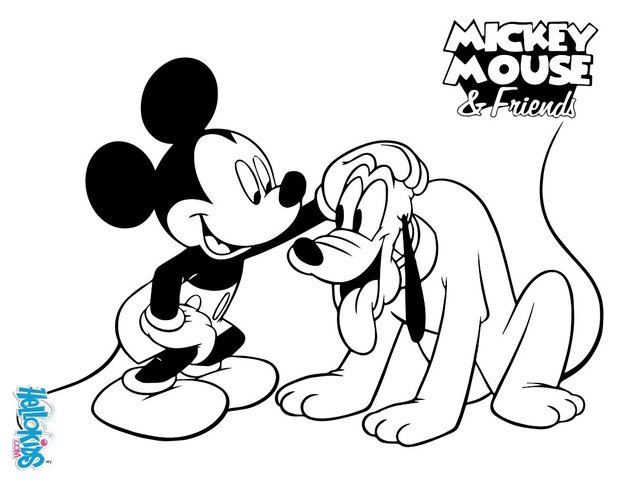 620x480 Mickey Mouse Coloring Pages