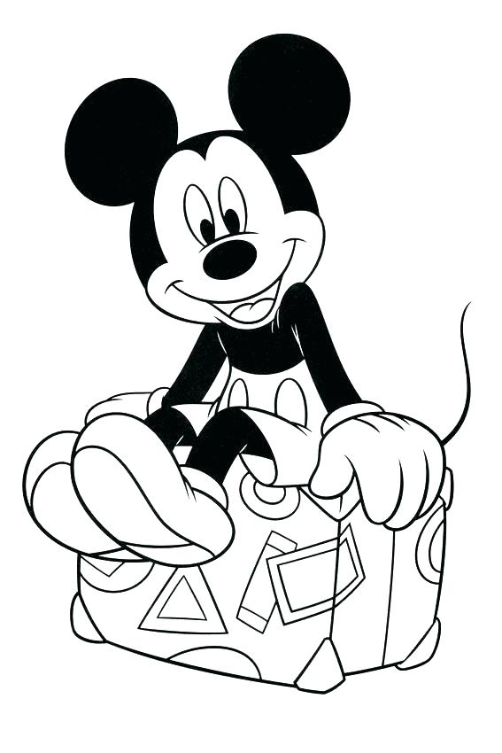 567x850 Coloring Pictures Of Mickey Mouse