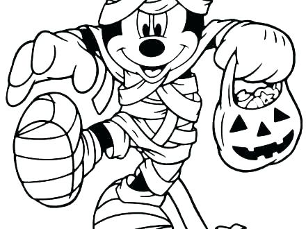 440x330 Ghost Halloween Coloring Pages Coloring Pages To Print Mickey