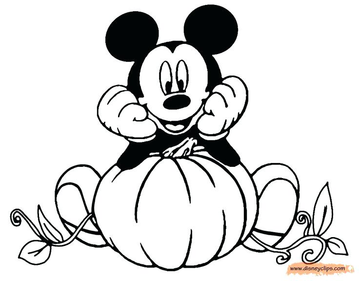 736x576 Printable Disney Halloween Coloring Pages Mickey Sh On Free