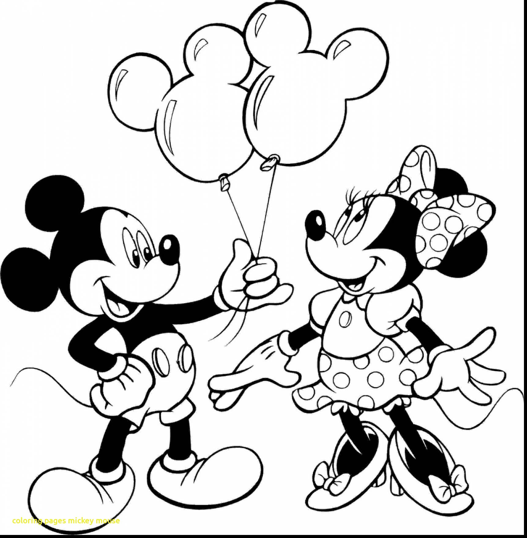 1723x1760 Mickey Minnie Mouse Coloring Page Friends Printable Pages Disney