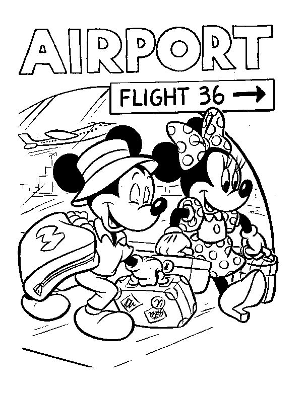 Mickey Mouse And Friends Coloring Pages