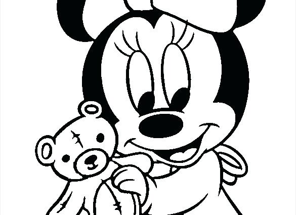 585x425 Baby Mickey Mouse Clubhouse Coloring Pages Mickey Mouse Baby
