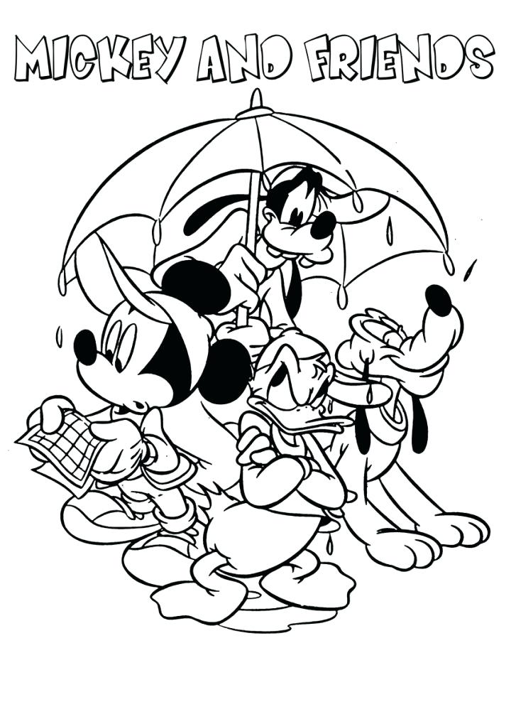 720x1019 Mickey And Friends Coloring Pages Mickey Mouse And Friends
