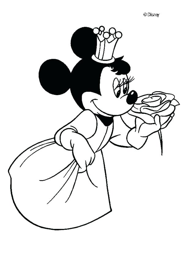 601x850 Mickey Mouse Coloring Pages Free For Kids Mickey Mouses Sled Queen