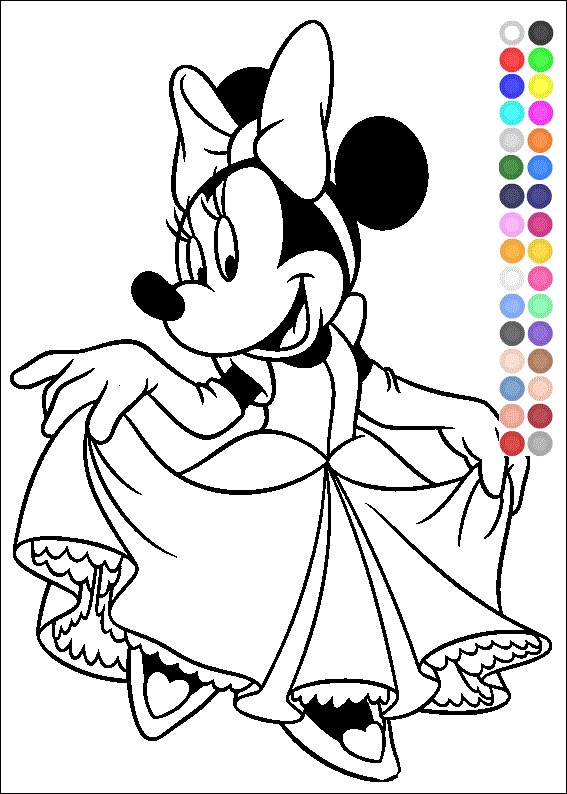 567x794 Minnie Mouse Coloring Games Pages Onli On Mickey Mouse Clubhouse