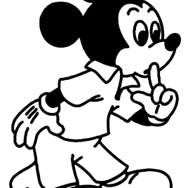 268x268 Mickey Mouse Pluto Coloring Pages Coloring Pages Disney S Mickey