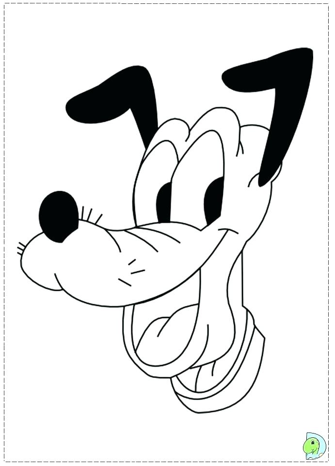 691x960 Pluto Coloring Page Index Coloring Pages Mickey Minnie Pluto