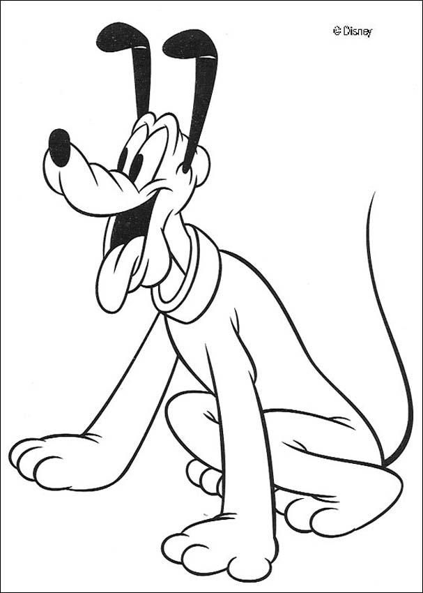 607x850 Discover This Amazing Coloring Page Of Mickey Movies Color Pluto
