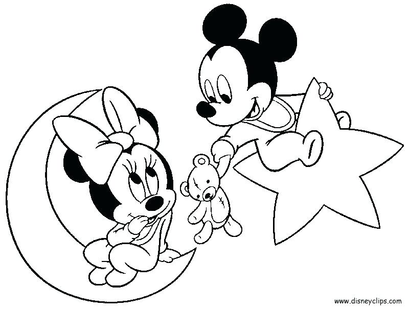 800x609 Kids Babies Coloring Pages Mickey Goofy Disney Baby Pluto Coloring