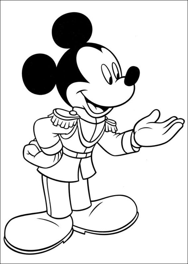 600x840 Mickey Mouse Coloring Pages Disney Colorear