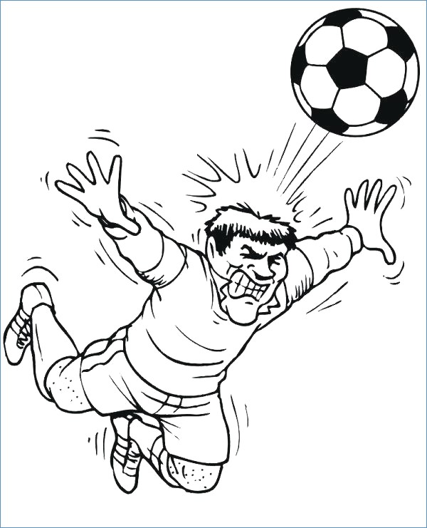 600x741 Mickey Mouse Soccer Coloring Pages