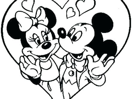 440x330 Mickey Mouse Birthday Coloring Pages