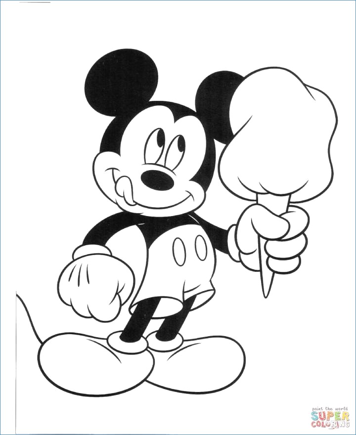 Mickey Mouse Cartoon Coloring Pages at GetDrawings | Free download