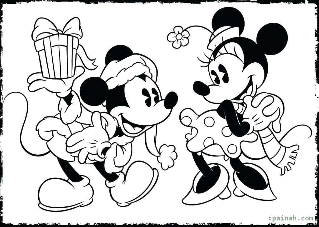 1024x728 Minnie Mouse Coloring Pages Mini Coloring Pages Mickey Mouse